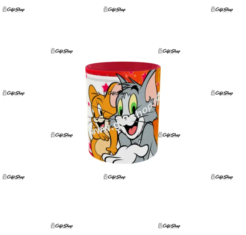 Tom and jerry, cana personalizata cu poza si text, 330ml, model 3340